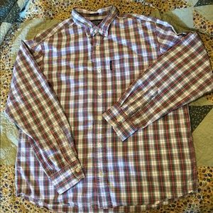 Abercrombie and Fitch plaid mens button down
